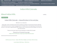 Tablet Screenshot of indianhillscolorado.com